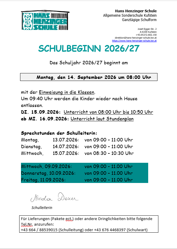 Aushang neu